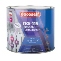 Эмаль Pufas Decoself ПФ-115, белая мат (1,9 кг)