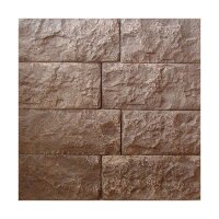 Искусственный камень Доломит, коричневый, 280х132х10 мм
