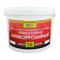 Грунт акриловый антикоррозионный Аквест-14, красно-коричневый (2,6 кг)