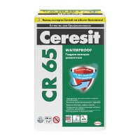 Смесь гидроизоляционная цементная Ceresit CR65, 20 кг