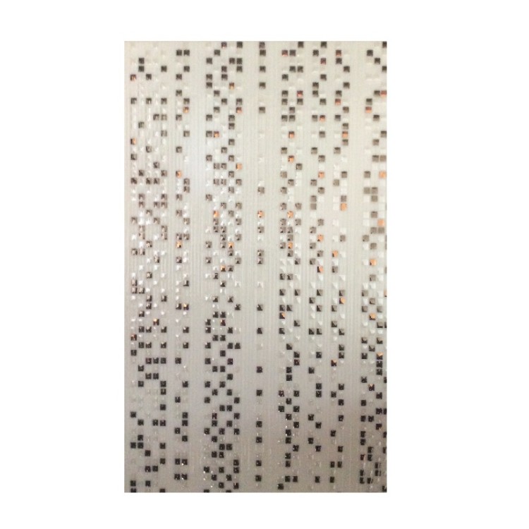 Декор настенный Нефрит Дания Дождь 1, светлый, 250х400х8 мм