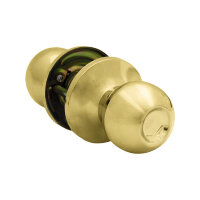 Защелка дверная SCHLOSS 42032 KL-01 с ручкой шар, золото (30)