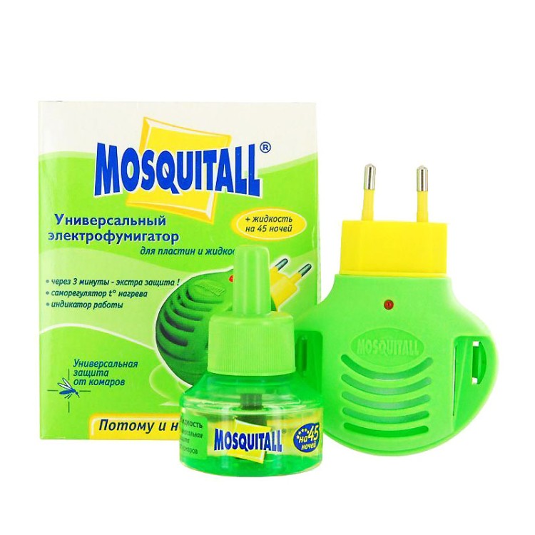 Фумигатор (прибор+жидкость 45 ночей "Универсальная защита") от комаров