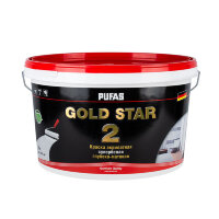 Краска в/д для стен и потолков Pufas GOLD STAR 2 (9 л)