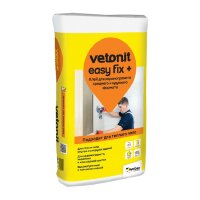 Клей для керамогранита Weber Vetonit Easy Fix +, 25кг
