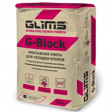 Монтажная смесь G-Block 25 кг