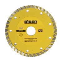 Диск алмазный Biber 70203 Турбо Стандарт 125 мм