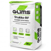 Шпатлевка выравнивающая GLIMS®Stukko-RF высокопрочная гидрофобная 20 кг