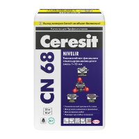 Самовыравнивающаяся смесь Ceresit CN 68, тонкослойная, 25 кг