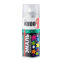 Эмаль аэрозольная Kudo KU-1207 флуоресцентная розовая (0,52 л)