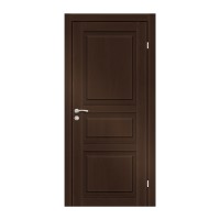 Полотно дверное Olovi Вермонт, глухое, дуб луго темный, б/п, б/ф (900х2000х34 мм)