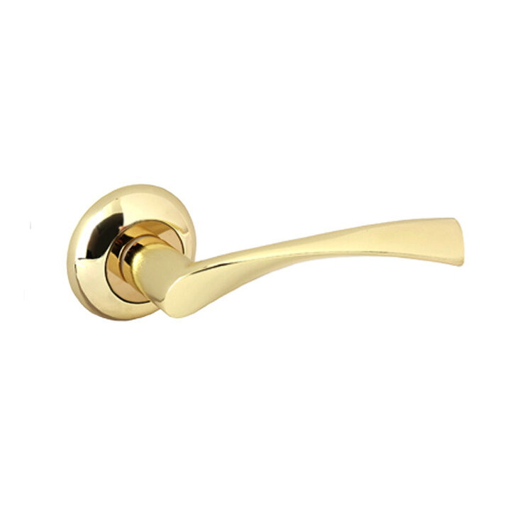 Ручка дверная, раздельная H-0823-A-Twist, золото
