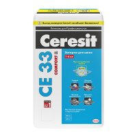 Затирка Ceresit CE 33 S №07, серый, 25 кг